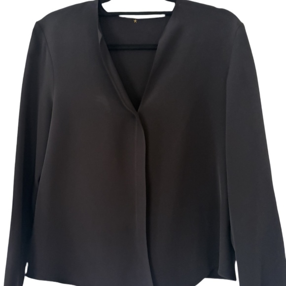 PETER COHEN Black silk blouse - Picture 2 of 4